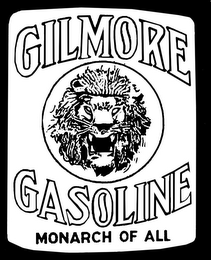 GILMORE GASOLINE - MONARCH OF ALL logo