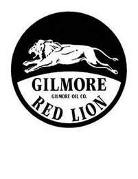 GILMORE RED LION GILMORE OIL CO. logo