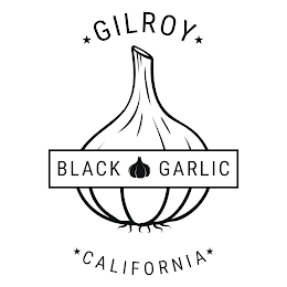 GILROY BLACK GARLIC CALIFORNIA logo