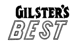 GILSTER'S BEST logo