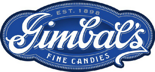 GIMBAL'S FINE CANDIES EST. 1898 logo