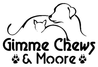 GIMME CHEWS & MOORE logo