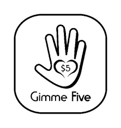 GIMME FIVE $5 logo