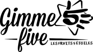 GIMME FIVE 5 LES FRUITS 5 ÉTOILES logo