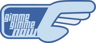 GIMME GIMME NOW logo