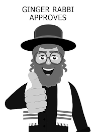 GINGER RABBI APPROVES logo