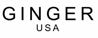 GINGER USA logo