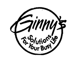GINNY'S SOLUTIONS FOR YOUR BUSY LIFE logo