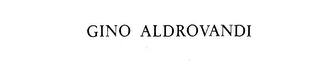 GINO ALDROVANDI logo