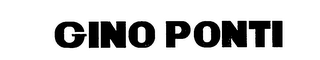 GINO PONTI logo