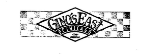 GINO'S EAST OF CHICAGO THE ORIGINAL logo