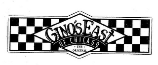 GINO'S EAST OF CHICAGO THE ORIGINAL logo
