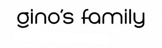GINO'S FAMILY logo