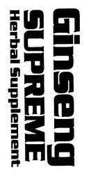 GINSENG SUPREME HERBAL SUPPLEMENT logo