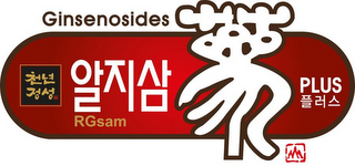 GINSENOSIDES, RGSAM, PLUS logo