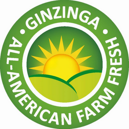 GINZINGA ALL-AMERICAN FARM FRESH logo