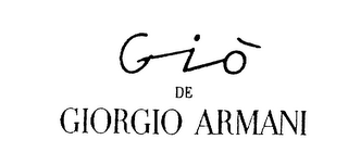 GIO DE GIORGIO ARMANI logo