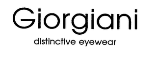GIORGIANI DISTINCTIVE EYEWEAR logo