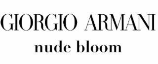 GIORGIO ARMANI NUDE BLOOM logo