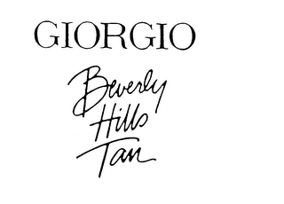 GIORGIO BEVERLY HILLS TAN logo