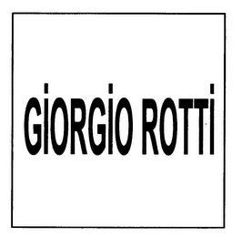 GIORGIO ROTTI logo