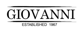 GIOVANNI ESTABLISHED 1967 logo