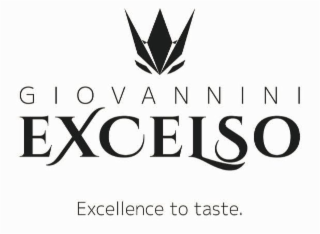 GIOVANNINI EXCELSO EXCELLENCE TO TASTE. logo