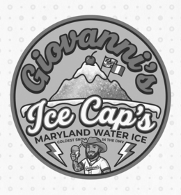 GIOVANNI'S ICE CAP'S MARYLAND WATER ICE COLDEST SNOW IN THE DMV GIOVANNI'S logo
