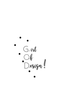 G.IRL O.F D.ESIGN! logo