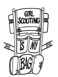GIRL SCOUTING IS MY BAG logo