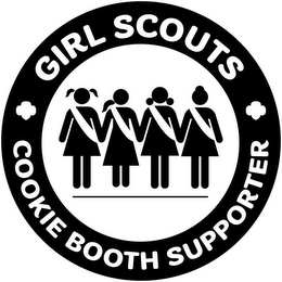 GIRL SCOUTS COOKIE BOOTH SUPPORTER logo