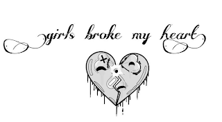 GIRLS BROKE MY HEART logo