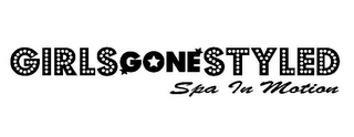 GIRLS GONE STYLED SPA IN MOTION logo