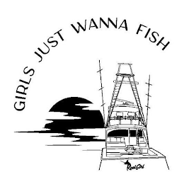 GIRLS JUST WANNA FISH REEL GIRL logo