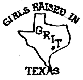 GIRLS RAISED IN TEXAS "GRIT" logo