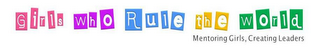 GIRLS WHO RULE THE WORLD MENTORING GIRLS, CREATING LEADERS logo