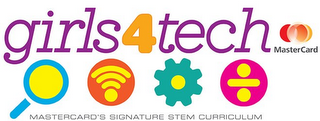 GIRLS4TECH MASTERCARD MASTERCARD'S SIGNATURE STEM CURRICULUM logo