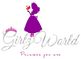 GIRLZ WORLD PRINCESS YOU ARE logo