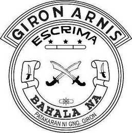 GIRON ARNIS ESCRIMA BAHALA NA PATAKARAN NI GNG. GIRON logo