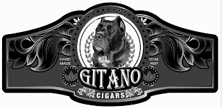 GITANO CIGARS HAND MADE DOM. REP. logo