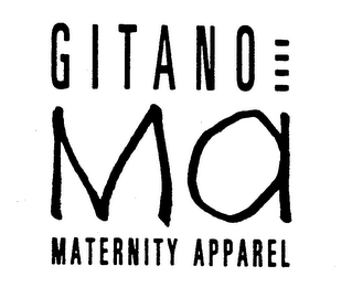GITANO MATERNITY APPAREL MA