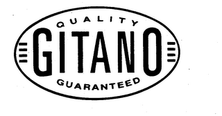 GITANO QUALITY GUARANTEED logo