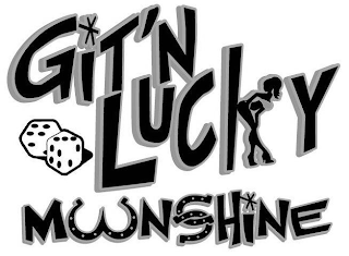 GIT'N LUCKY MOONSHINE logo
