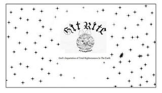 GITRITE PRODUCTION GOD'S IMPARTATION OFTOTAL RIGHTEOUSNESS IN THE EARTH logo
