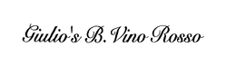 GIULIO'S B. VINO ROSSO logo