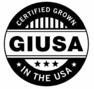 GIUSA CERTIFIED GROWN IN THE USA logo