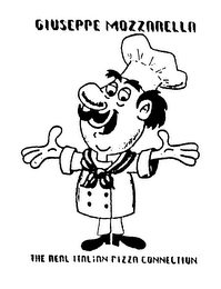 GIUSEPPE MOZZARELLA THE REAL ITALIAN PIZZA CONNECTION logo