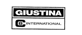 GIUSTINA CB INTERNATIONAL logo