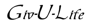 GIV-U-LIFE logo