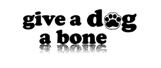 GIVE A DOG A BONE logo